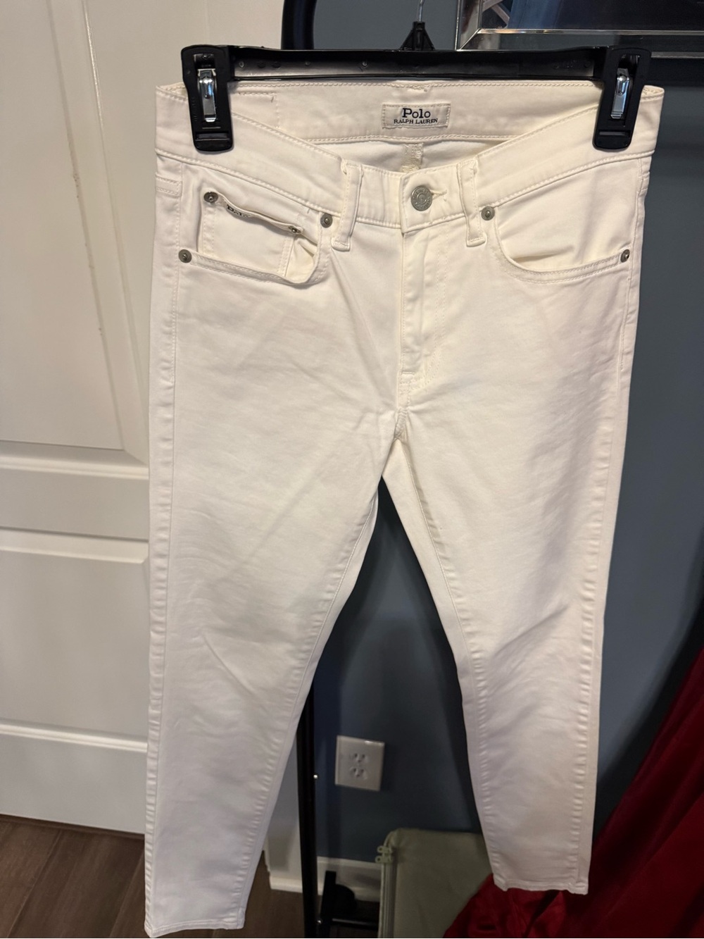 Ralph Lauren White Skinny Jeans for Women